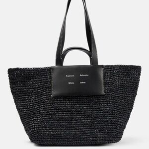 Proenza Schouler White Label Morris Large raffia bag